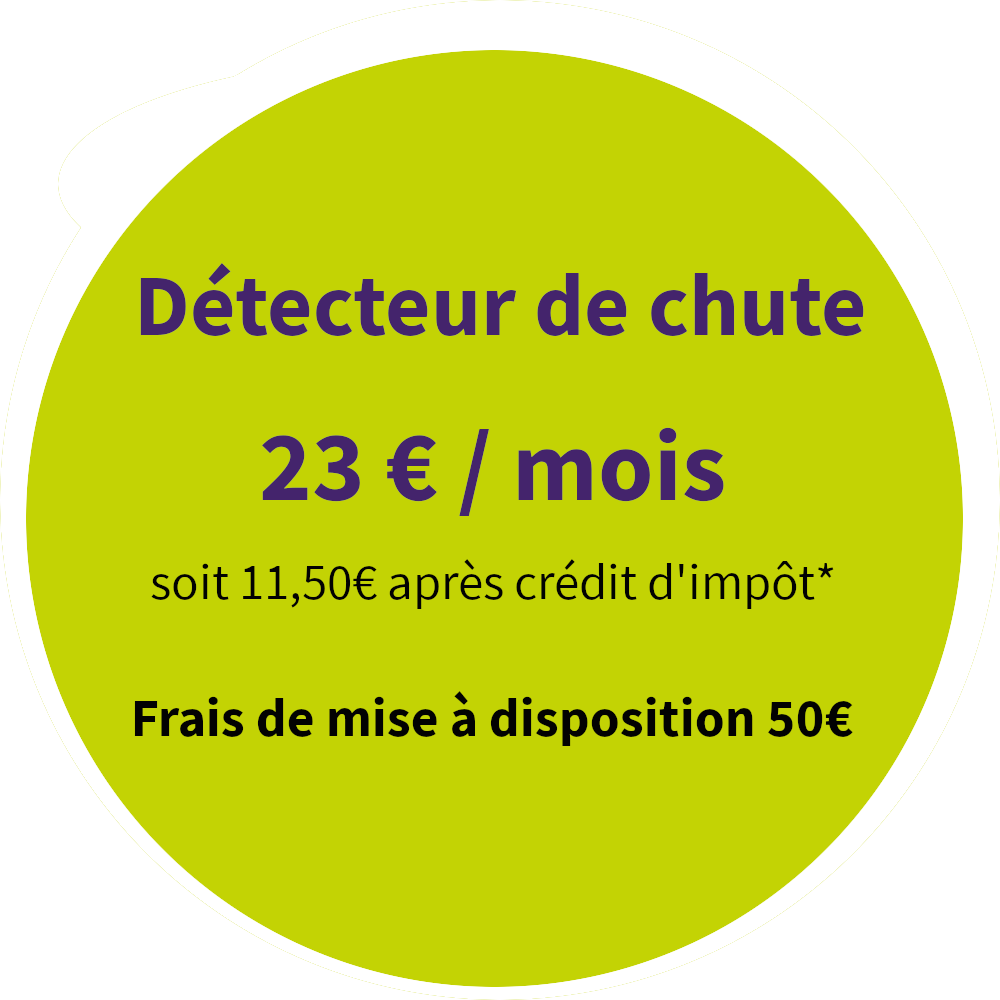 leo classique detection de chute : 23€ par mois (11,50€ après crédit d'impôt)